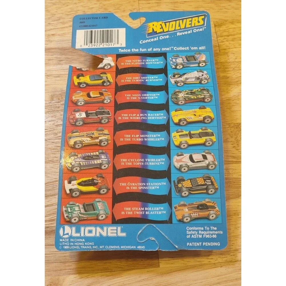 1989 Lionel Revolvers Nitro Turner Diecast Car - Vintage 80s Toy Collectible